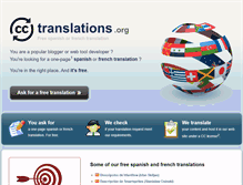 Tablet Screenshot of cctranslations.org